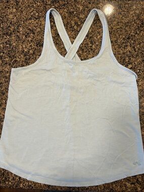 Under Armour Pale Blue Crossback Training Tank